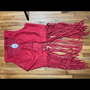 Indian Pocahontas fringe vest